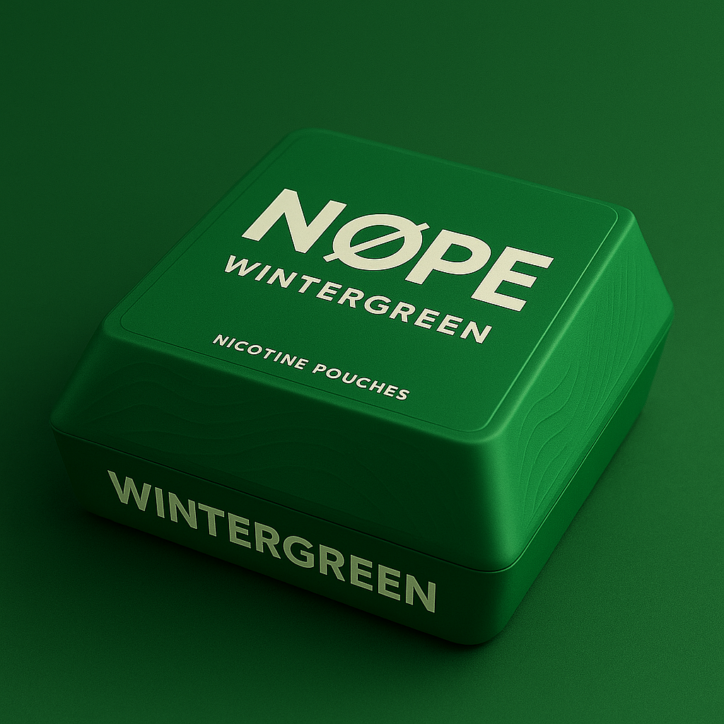 NOPE WITERGREEN nicotine pouches