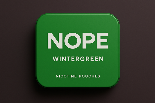 NOPE WITERGREEN nicotine pouches