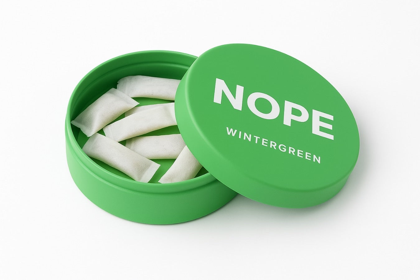 NOPE WITERGREEN nicotine pouches