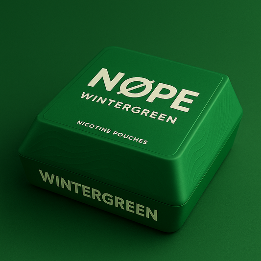 NOPE WITERGREEN nicotine pouches